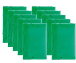 Pasta com Aba Oficio Soft - Verde - Polibras