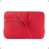 Pasta Com Bolso Preto Case Capa Reforçada Neoprene Para Notebook