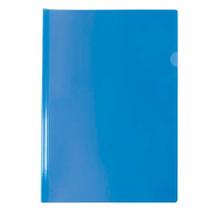Pasta com canaleta transparente A4 azul 0822PP/AZ pacote com 10 unidade - Dac Pasta com canaleta transparente A4 azul 0822PP/AZ pacote com 10 unidade - Dac