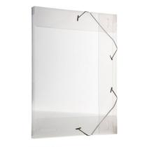 Pasta com elástico A4 2cm cristal Top Line Dello