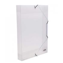 Pasta com elástico A4 30mm cristal Top Line Dello