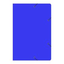 Pasta com elástico A4 fina azul Papel Frama Pasta com elástico A4 fina azul Papel Frama