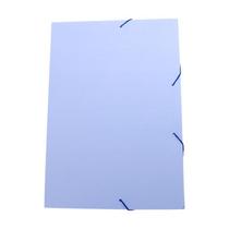 Pasta com elástico A4 fina azul pastel SERENA Dello