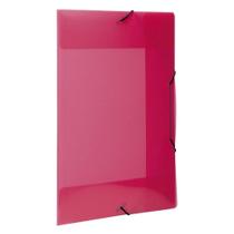 Pasta com elástico A4 fina rosa Top Line Dello