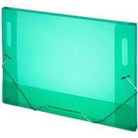 Pasta com elástico Acp ofício 20mm verde