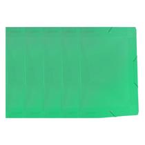 Pasta com elastico com lombo 20mm oficio dac verde com 05 un