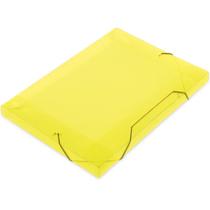 pasta Com Elástico Ofício amarela com 10 Acp