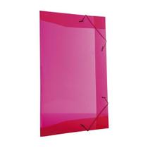 Pasta Com Elástico Ofício Line Vermelho Dello