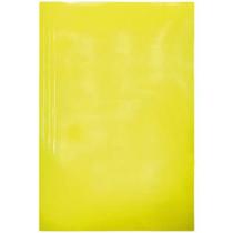 Pasta Com Grampo Trilho Papelão Amarelo Polycart