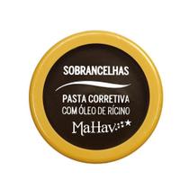 Pasta Corretiva para Sobrancelhas com Óleo de Ricino - Mahav