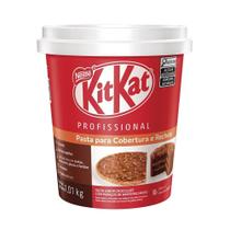Pasta Cremosa Nestlé para Recheio e Cobertura Kit kat Chocolate Pote 1,01kg