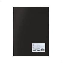 Pasta Dac Catálogo Ofício A4 com 100 Envelopes Finos Preta Com Visor 240mm x 330mm