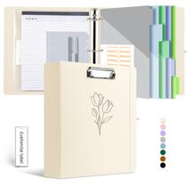 Pasta de 3 anéis com prancheta BVSSX Pink Tulip tamanho letra