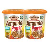 Pasta de Amendoim 100% Integral Amendo Power Crunchy DaColônia 500g - Kit com 2 unidades