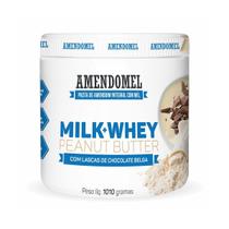 Pasta de Amendoim - 1010g Milk Whey Chocolate Belga - Amendomel