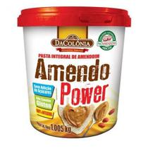 Pasta De Amendoim 1kg Integral Tradicional Amendo Power Dacolônia - 1 Un