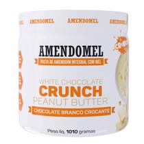 Pasta de Amendoim Amendomel 1Kg Chocolate Branco Crocante