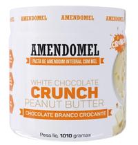 Pasta de Amendoim Amendomel 1Kg - Chocolate Branco Crocante