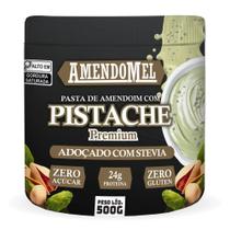 Pasta de Amendoim Amendomel Pistache com Stevia 500g