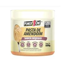 Pasta de Amendoim Beijinho 500g Power 1One PowerOne Power One Pastas Pastas Zero Lactose Zero Açúcar