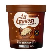 Pasta de Amendoim Black Chocolate Branco Zero Açúcar 500g - La Ganexa