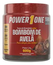 Pasta De Amendoim Bombom De Avelã 600g Powerone Sem Açúcar
