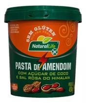 Pasta de amendoim c/ açucar de coco e sal himal. pt s/ gluten 12 x 450g