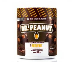 Pasta de amendoim C/ Whey Protein Dr. Peanut Brownie - 600g - Dr Peanut