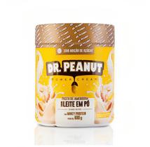 Pasta De Amendoim C/ Whey Protein Sabor Leite Em Pó - 600g - Dr Peanut