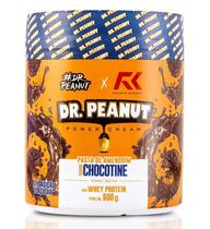Pasta De Amendoim Chocotine 600g Com Whey Protein Dr Peanut