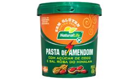 Pasta de Amendoim com Açúcar de Coco e Sal Rosa do Himalaia Pote Sem Glúten Kodilar 450g