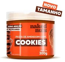 Pasta de Amendoim com Cookies de Chocolate 300g - Naked Nuts