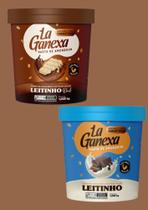 PASTA DE AMENDOIM COM WHEY LEITINHO 1Kg E LEITINHO BLACK1Kg