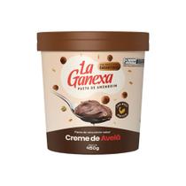 Pasta de Amendoim com Whey Protein 450g Sabor Creme de Avelã La Ganexa