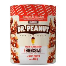 Pasta De Amendoim Com Whey Protein 600g Dr Peanut