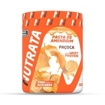 Pasta de Amendoim com Whey Protein (600g) - Sabor: Paçoca