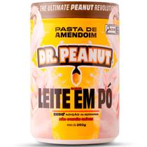 Pasta de Amendoim Com Whey Protein - Leite em pó - (250g) - Dr Peanut Pasta de Amendoim Com Whey Protein - Leite em pó - (250g) - Dr Peanut