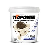 Pasta de Amendoim Cookies & Cream 1,005kg - VitaPower