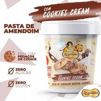 Pasta De Amendoim Cookies Cream 1kg Zero Açucar/glúten - laganexa