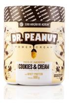 Pasta de Amendoim Cookies & Cream 600g - Dr. Peanut