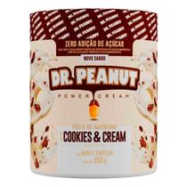 Pasta de Amendoim Cookies & Cream 650g - Dr. peanut - DR PEANUT