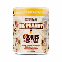 Pasta de amendoim cookies & cream c/whey 600g - dr peanut