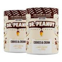 PASTA DE AMENDOIM COOKIES E CREAM 2x (650G) - DR PEANUT