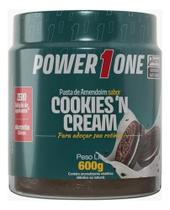 Pasta De Amendoim CookiesN Cream 600g - Power One