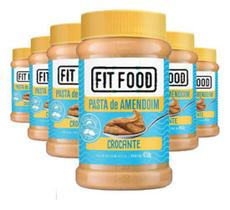 Pasta De Amendoim Cremoso Fit Food 450G 6 Un