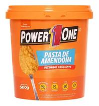 Pasta De Amendoim Crocante Integral 500g Power One