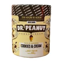 Pasta de amendoim dr. peanut 600g cookies