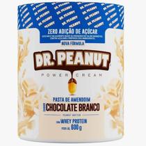 Pasta de amendoim dr. peanut - chocolate branco 600g