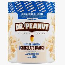 Pasta de amendoim dr. peanut - chocolate branco - 600g