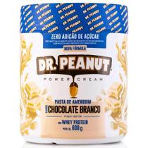 Pasta de amendoim DR. Peanut com Whey Protein 600g